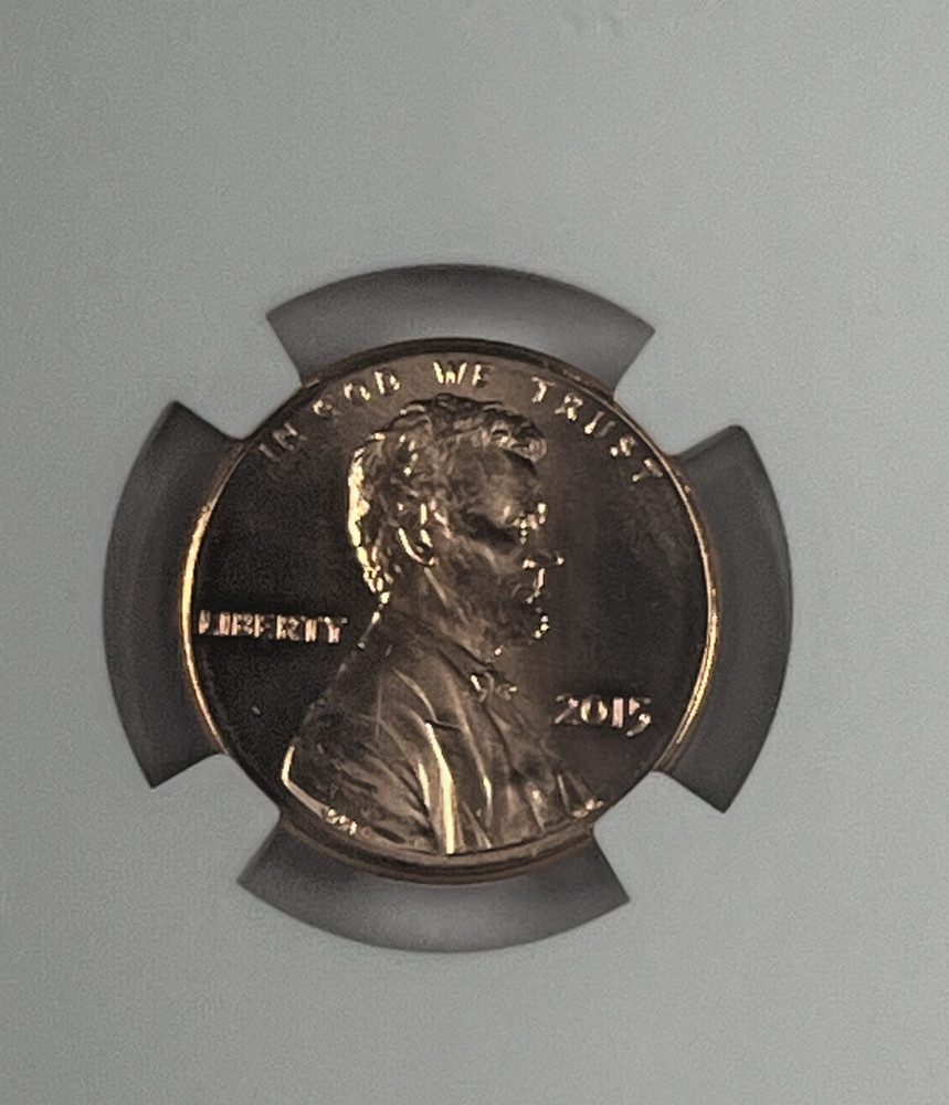 2015 Lincoln Cent : NGC MS68RD Blazing Red