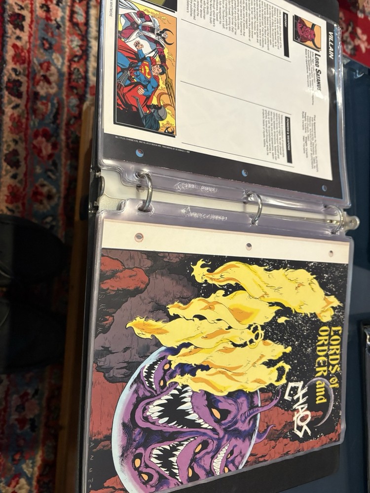 Comic Book Bio Binders