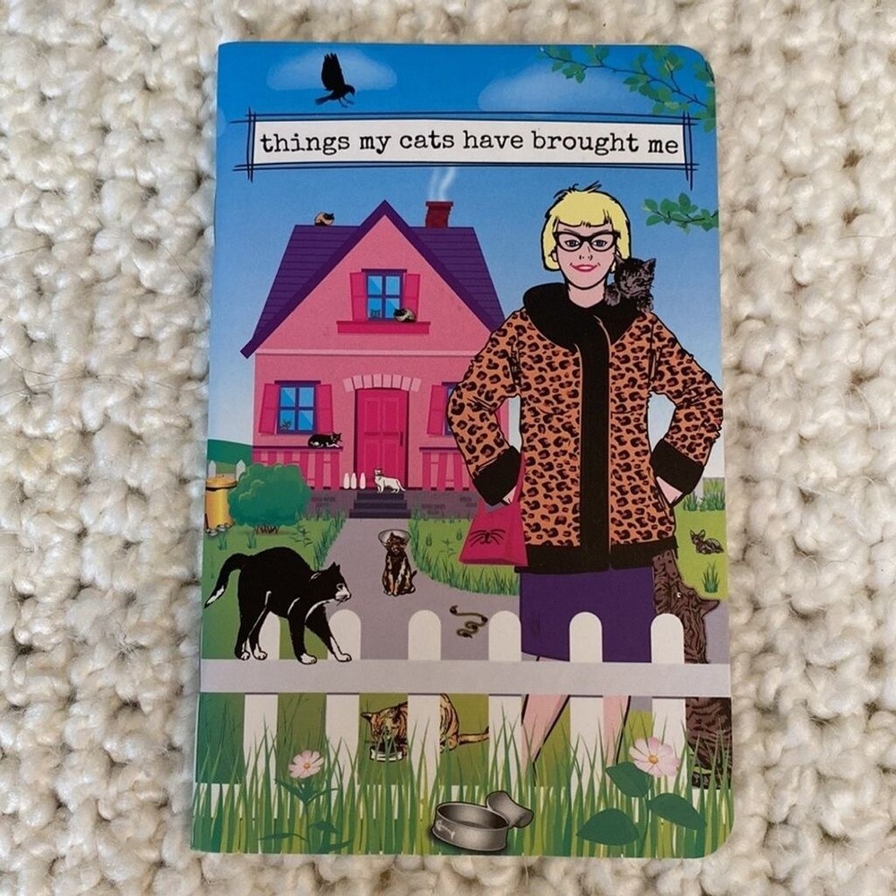 Three Crazy Cat Lady Archie McPhee Notebooks