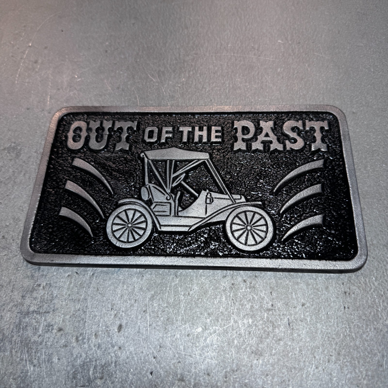Out of the Past Car Club Plaque