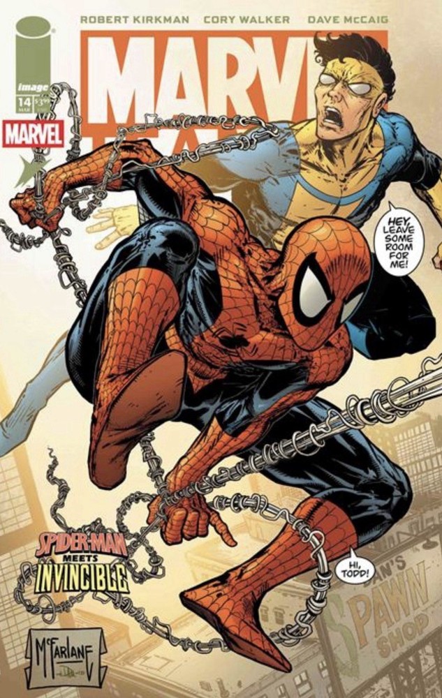 Marvel Team-Up #14 Todd McFarlane Invincible