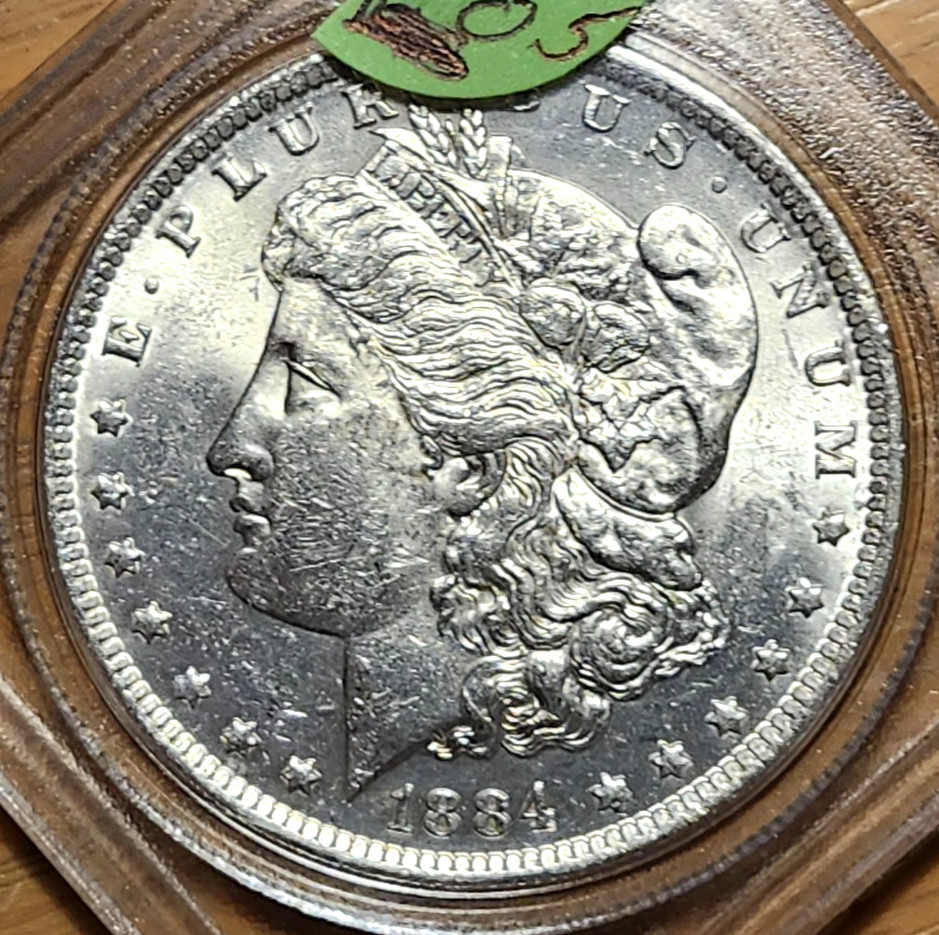 1884 O MS+  MORGAN 90% SILVER #5