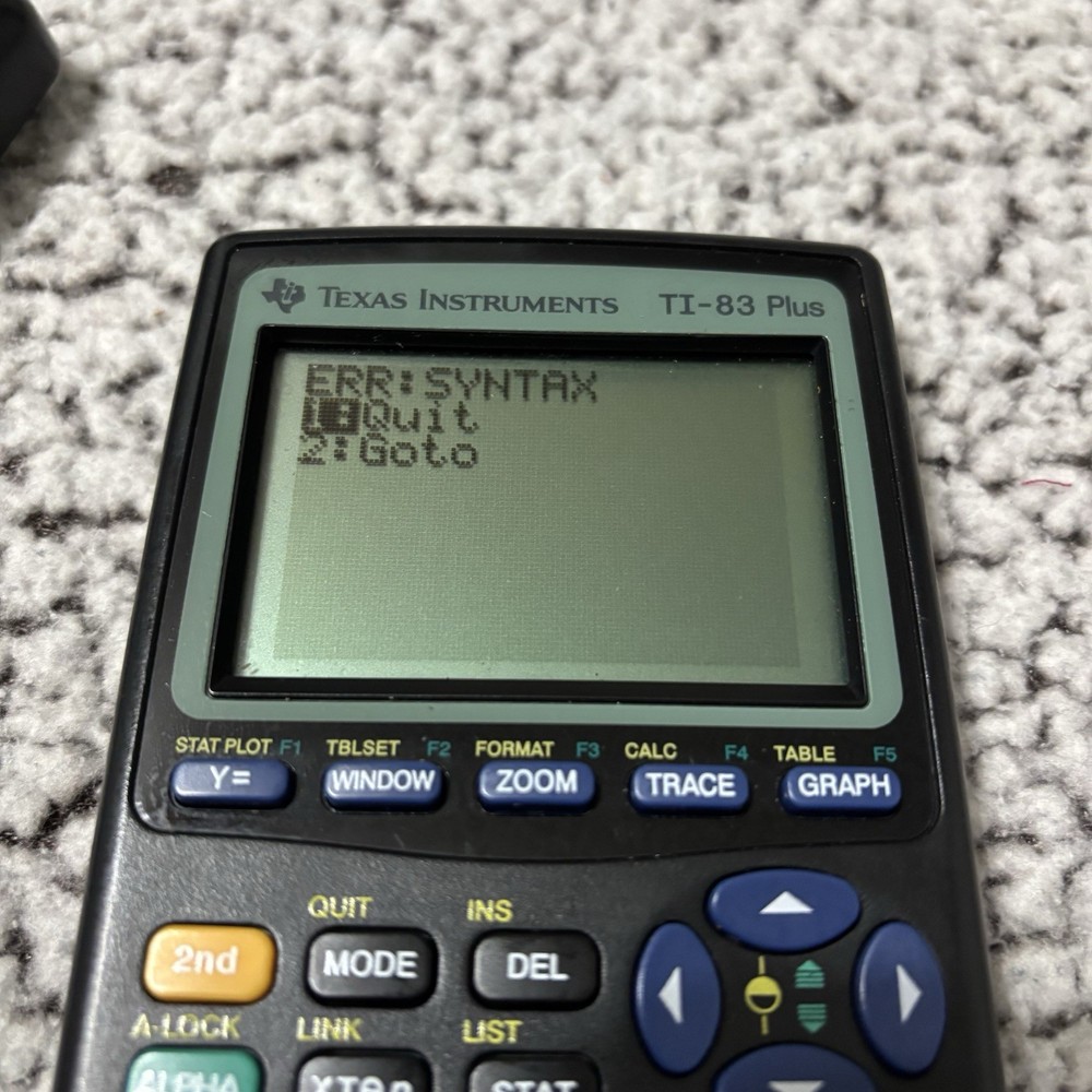 Texas Instructments TI-83 Plus Graphing Calculator