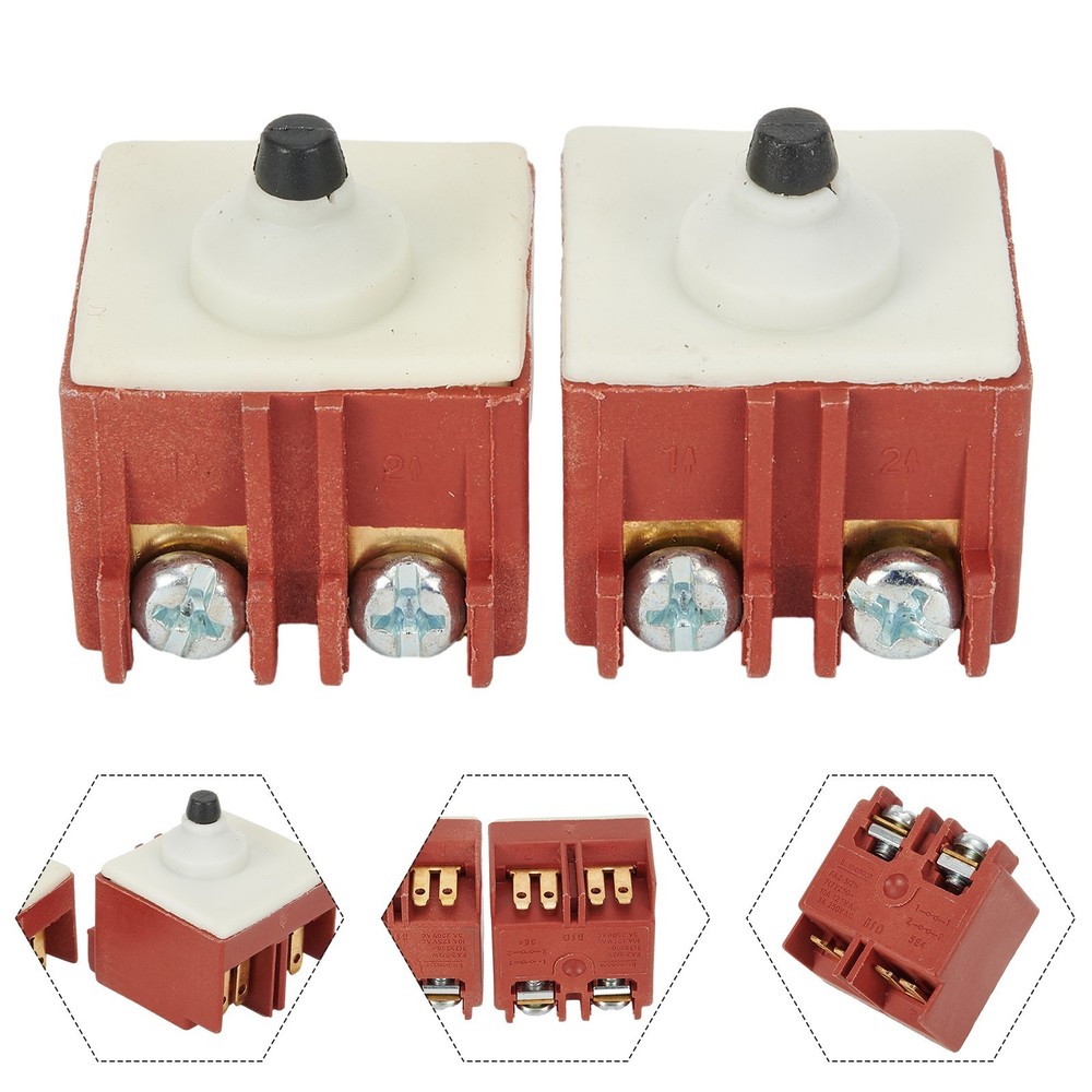 Angle Grinder Switch 250V 5A Angle Grinder Button Switch Home DIY Parts