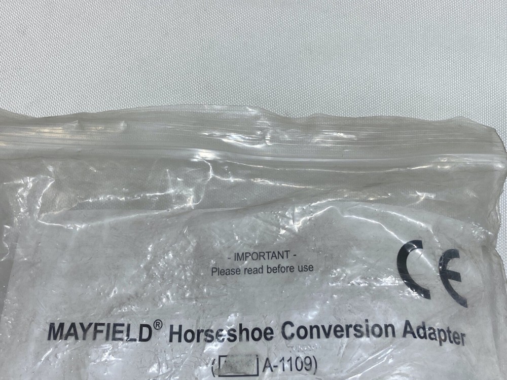 Integra Mayfield A1109 Horseshoe Conversion Adapter w/o Knobs Neuro Orthopedics