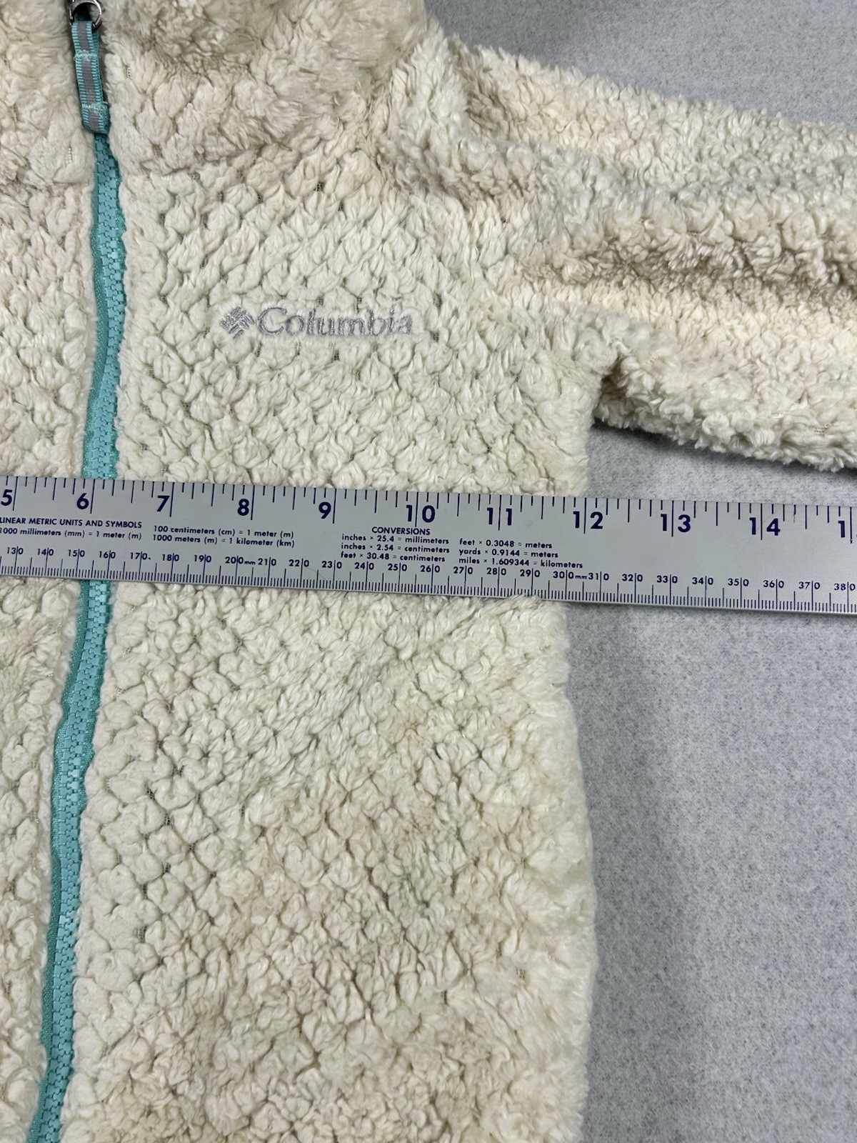 Columbia Toddler Girls Fireside Sherpa Fuzzy Soft Fleece Jacket Size XXS (4-5)