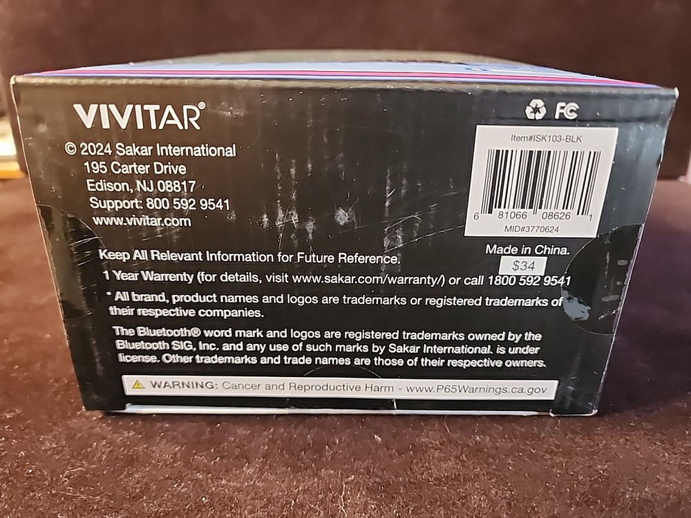 Ising Light-Up Bluetooth Karaoke Microphone New In Box