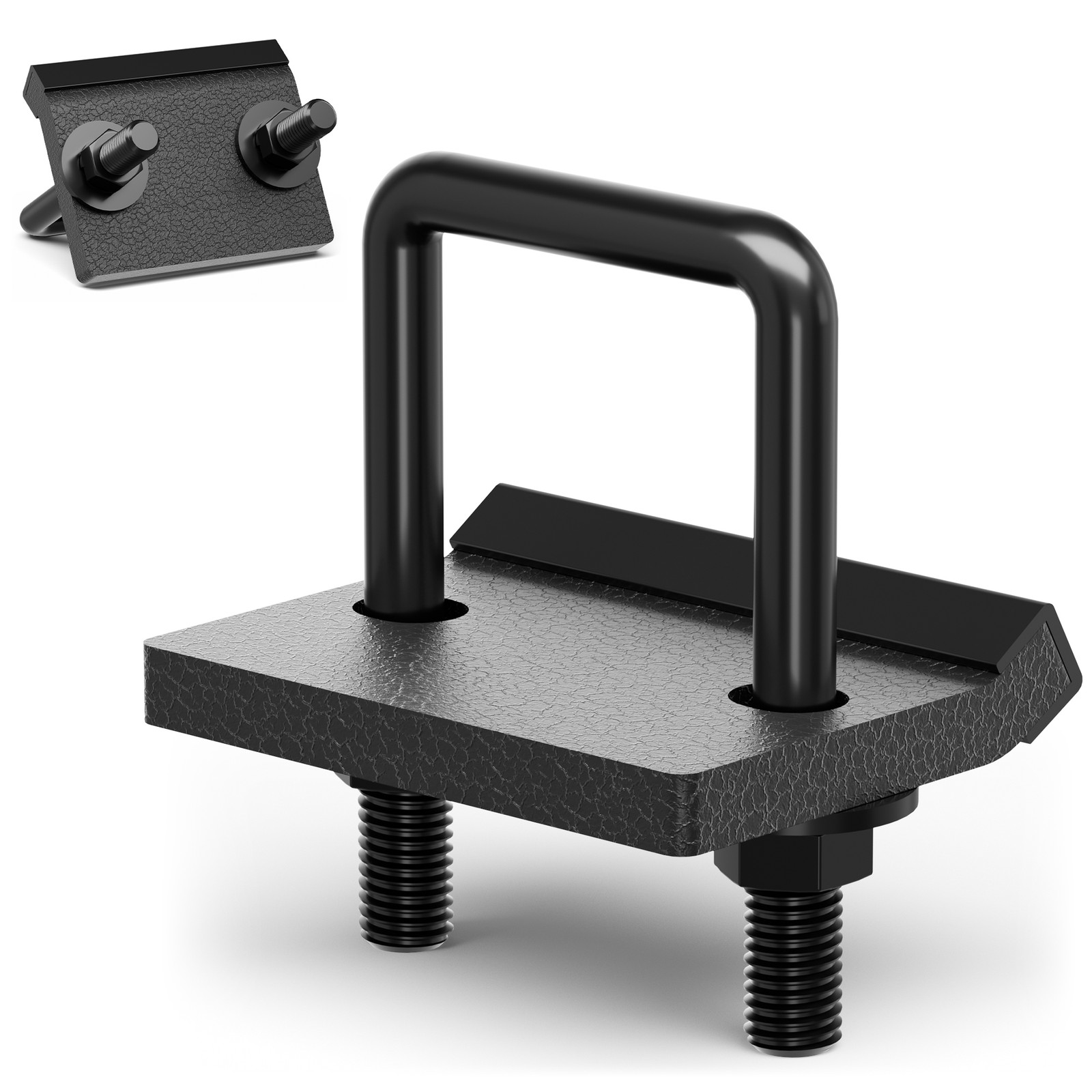 2″ Trailer Lock Down Hitch Tightener Stabilizer Steel Anti Rattle Tow Clamp