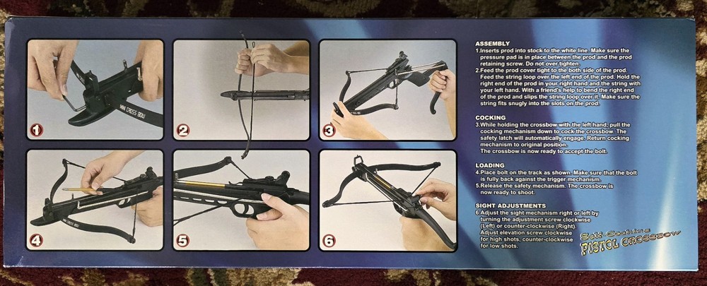Cobra Self Cocking Tactical Crossbow Pistol
