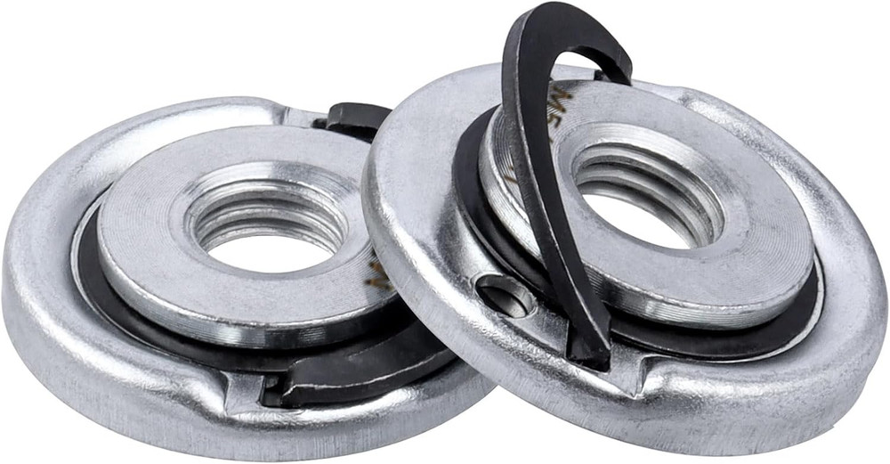 2Pcs Quick Change Angle Grinder Flange Nuts 5/8-11 Replacement Lock Nut for Grin