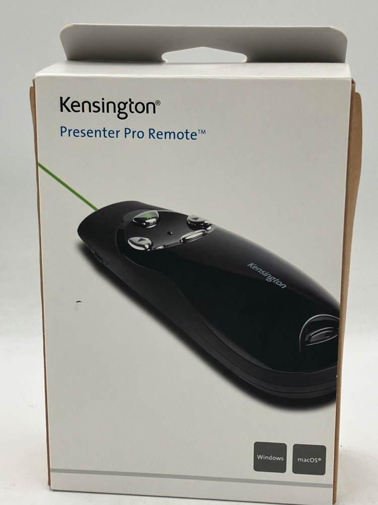 NEW Kensington Presenter Expert Wireless Cursor Control Green Laser Windows Mac