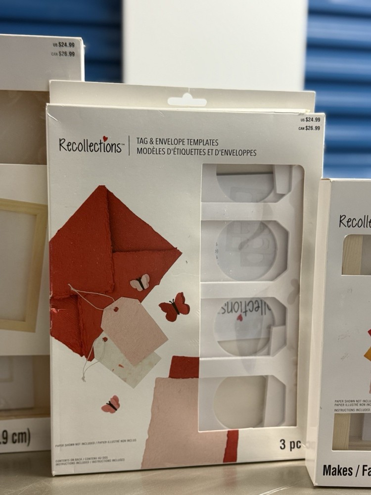 Recollections Papermaking Complete Bundle Mold Deckle Absorption Kit Templates