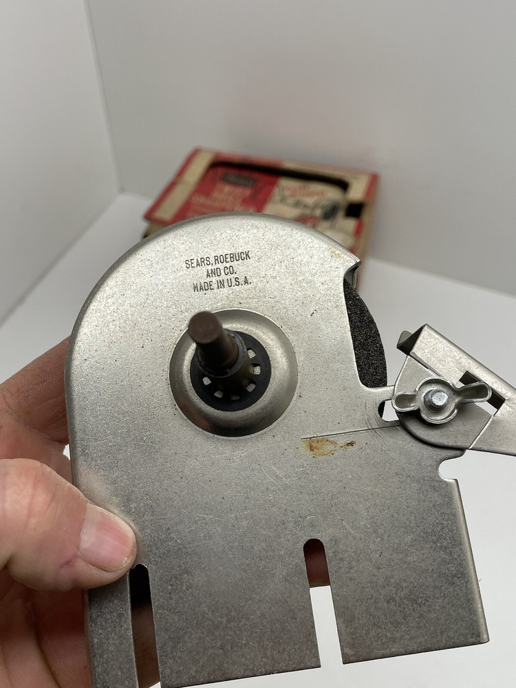 Vintage Sears Twist Drill Sharpener