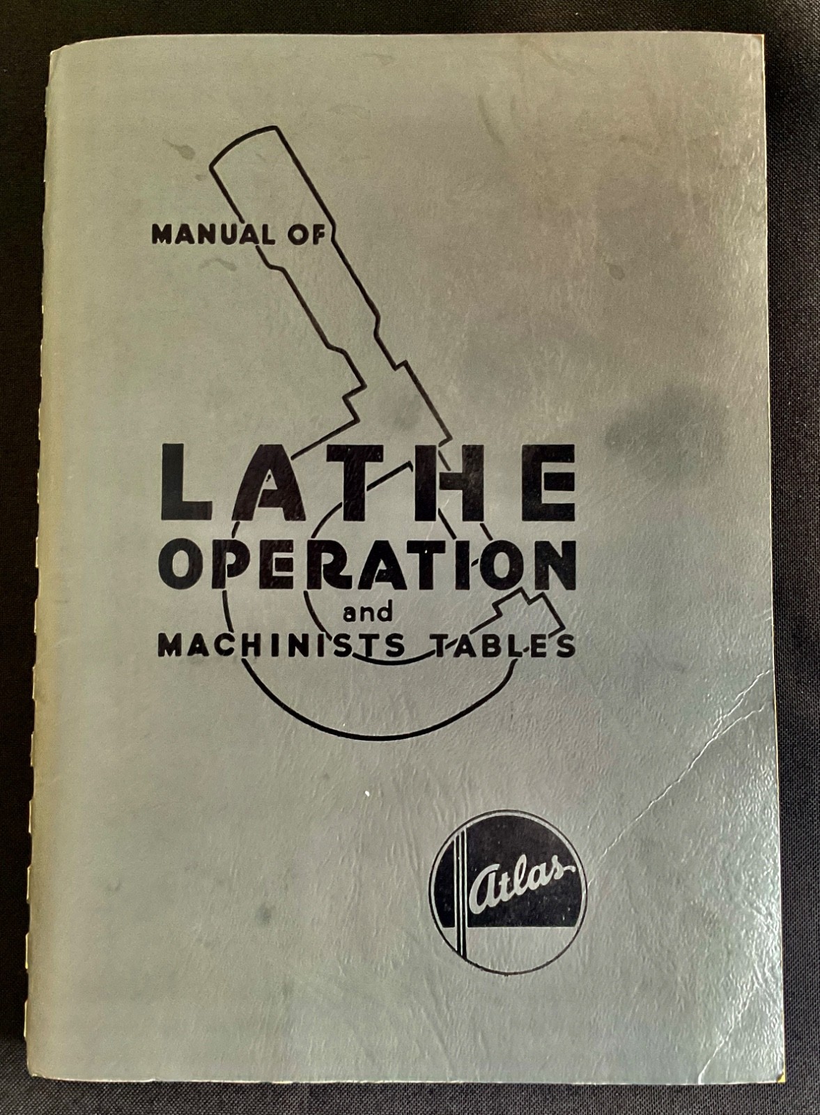 Vintage Atlas Manual of Lathe Operation & Machinist Tables Book 🇺🇸 Nice!