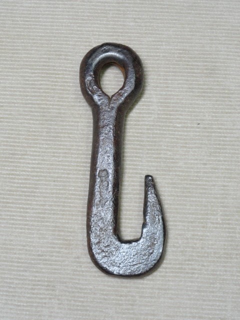 NICE Hand Forged Blacksmith Made Small Size Dainty Hook 'J'