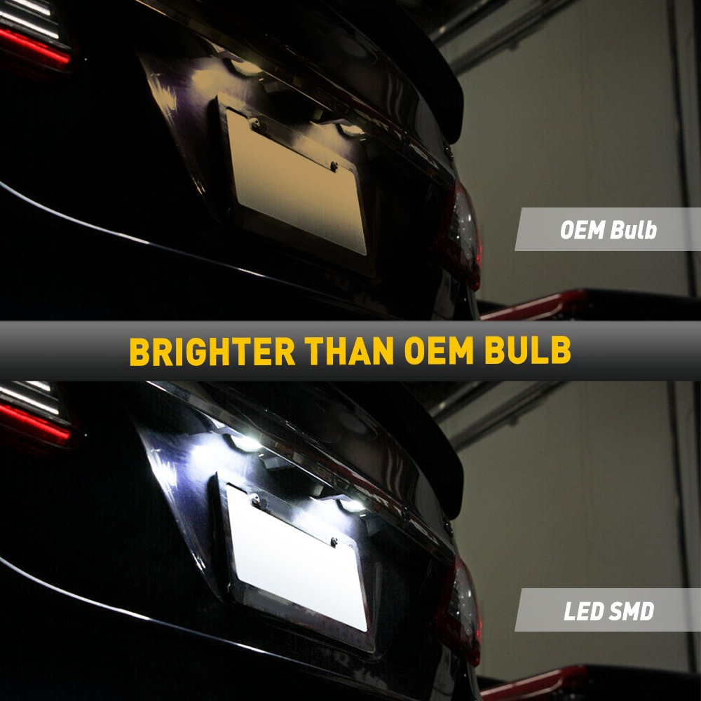 AUXITO 18LED License Light Plate For 2009-2013 Toyota Corolla Tag Lamp 6000K EXV