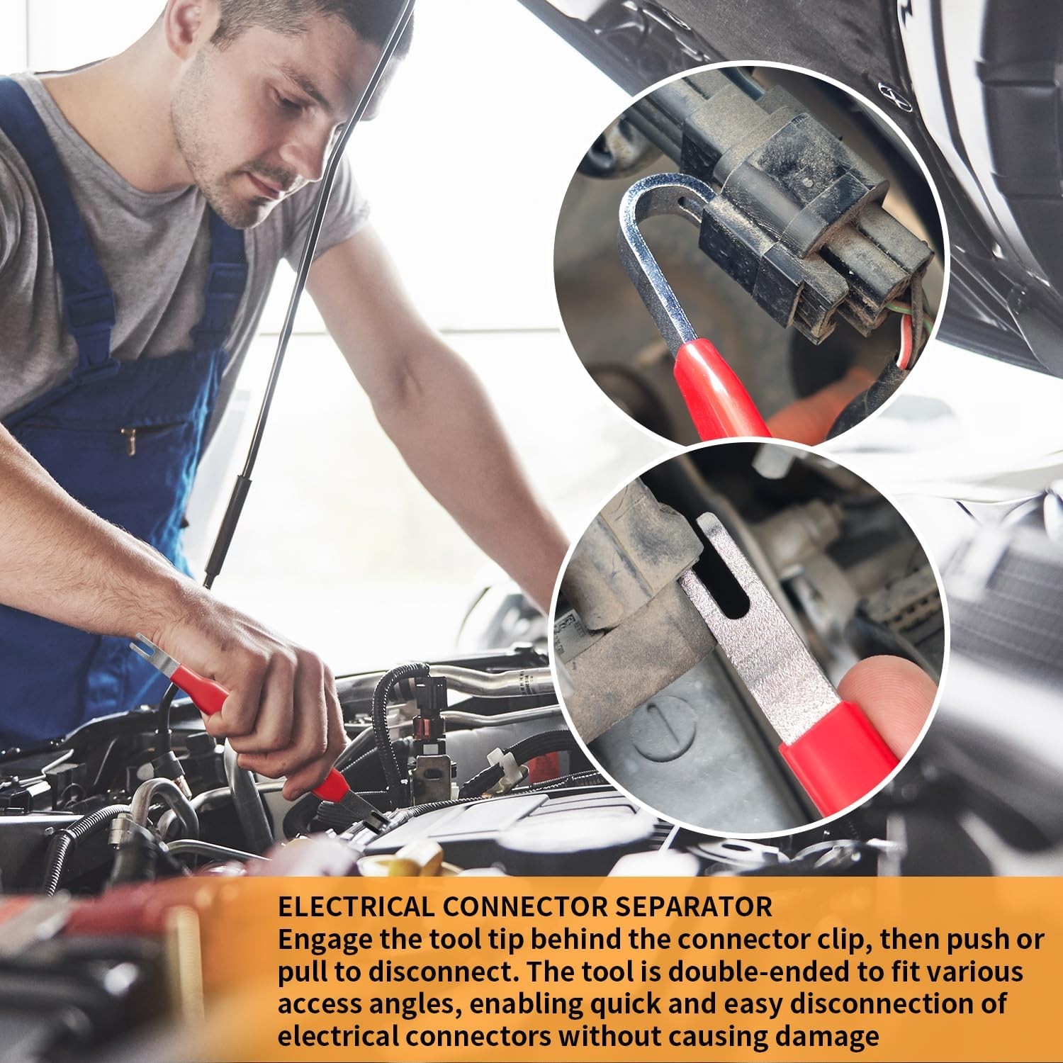 5Pc Electrical Disconnect Pliers For Car Connector Separator Automotive Tool Kit