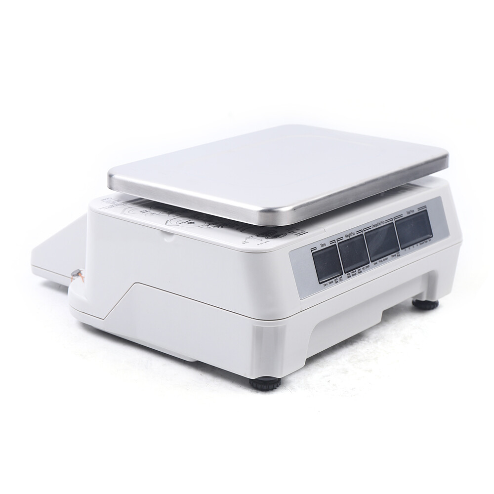 Commercial Digital Price Computing Scale with Label Barcode Printer 66 Lbs 110V