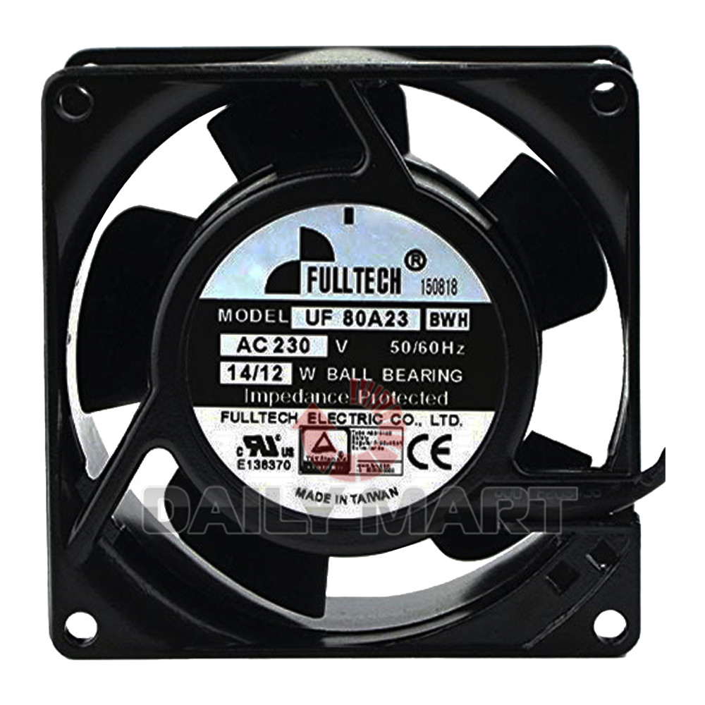 New In Box FULLTECH UF-80A23BWH Cooling Fan AC 230V