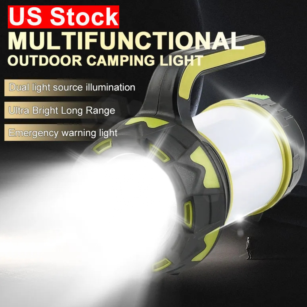 LED Camping Lantern USB Rechargeable Camping Tent Light Lamp Flashlight Portable