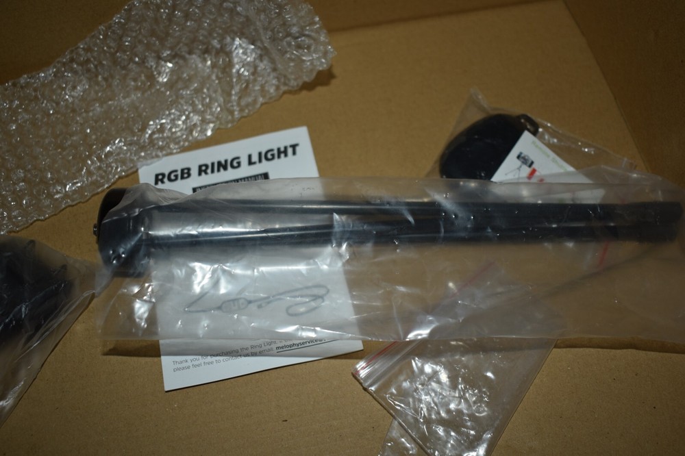 RGB Ring Light With Phone Holder Tested And Working 