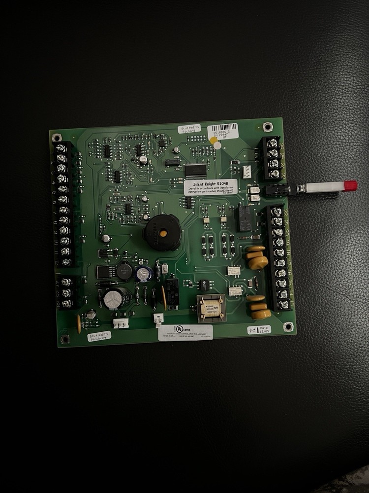 Silent Knight 5104B Fire Alarm Control Panel (Sold As Is)