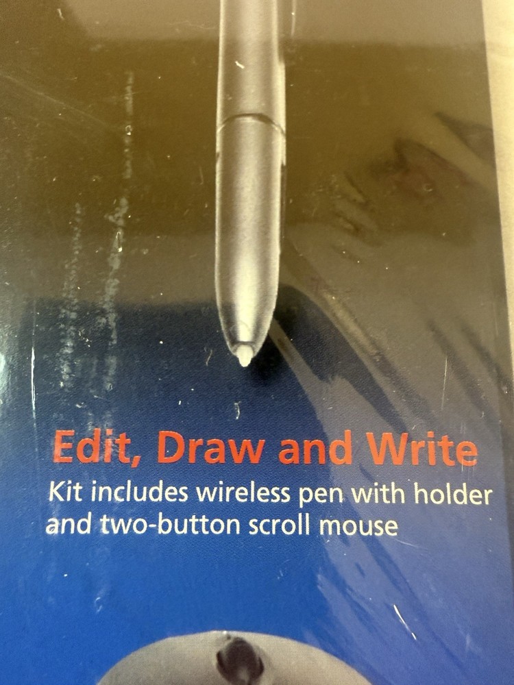 Manhattan Digital Graphics Tablet With Wireless Pen & 2-Button Scroll Mouse New