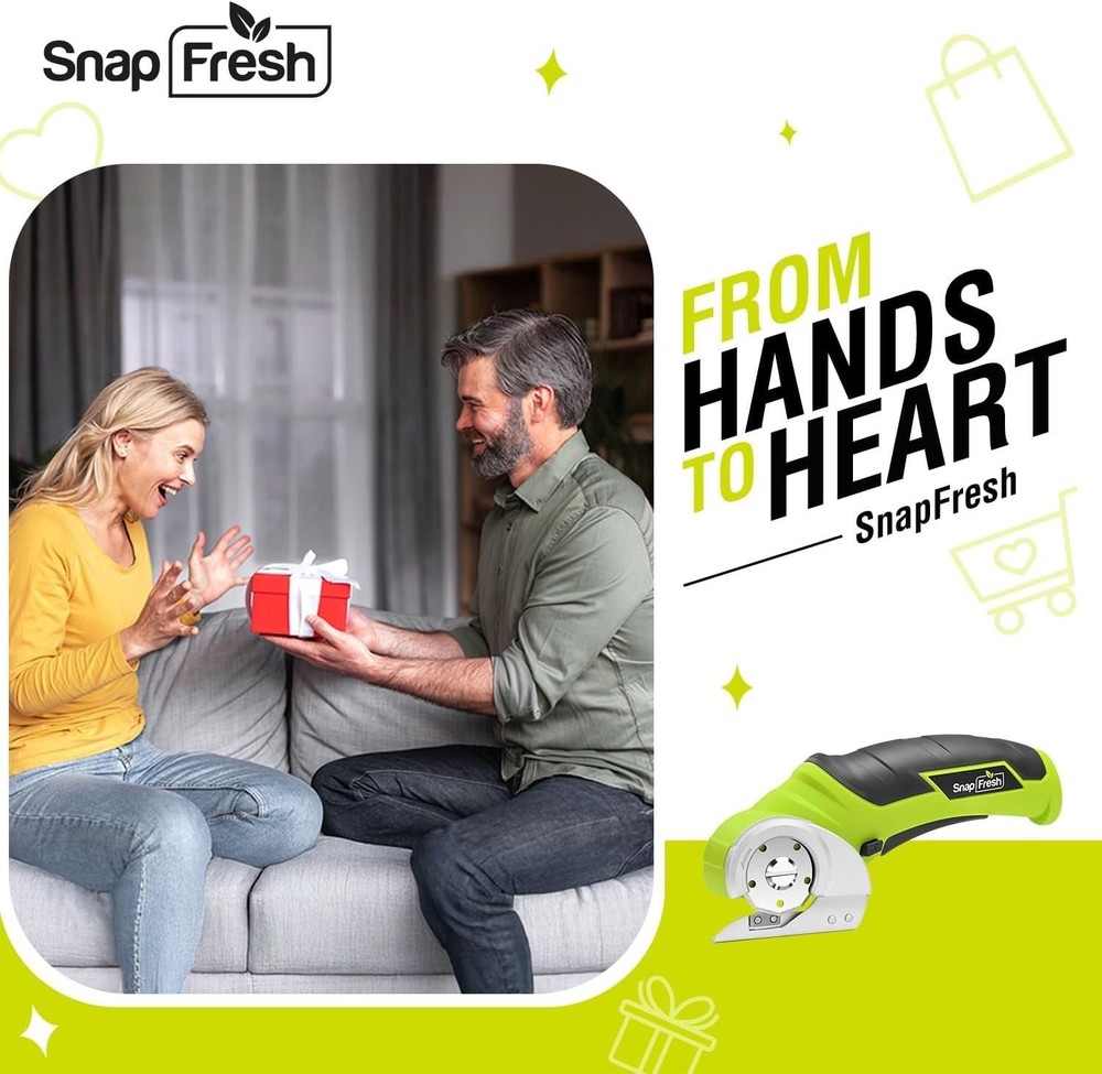 Electric Scissors Kit - Perfect for Tailors & Packaging Work