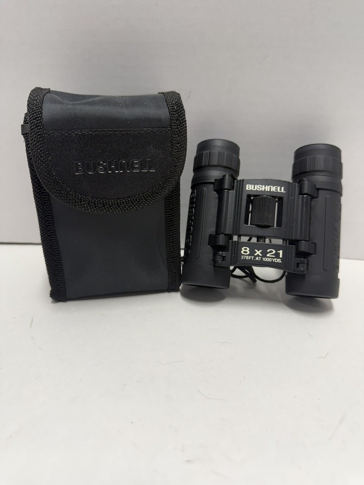 Bushnell Compact 8 x 21 Adjustable Binoculars With Case