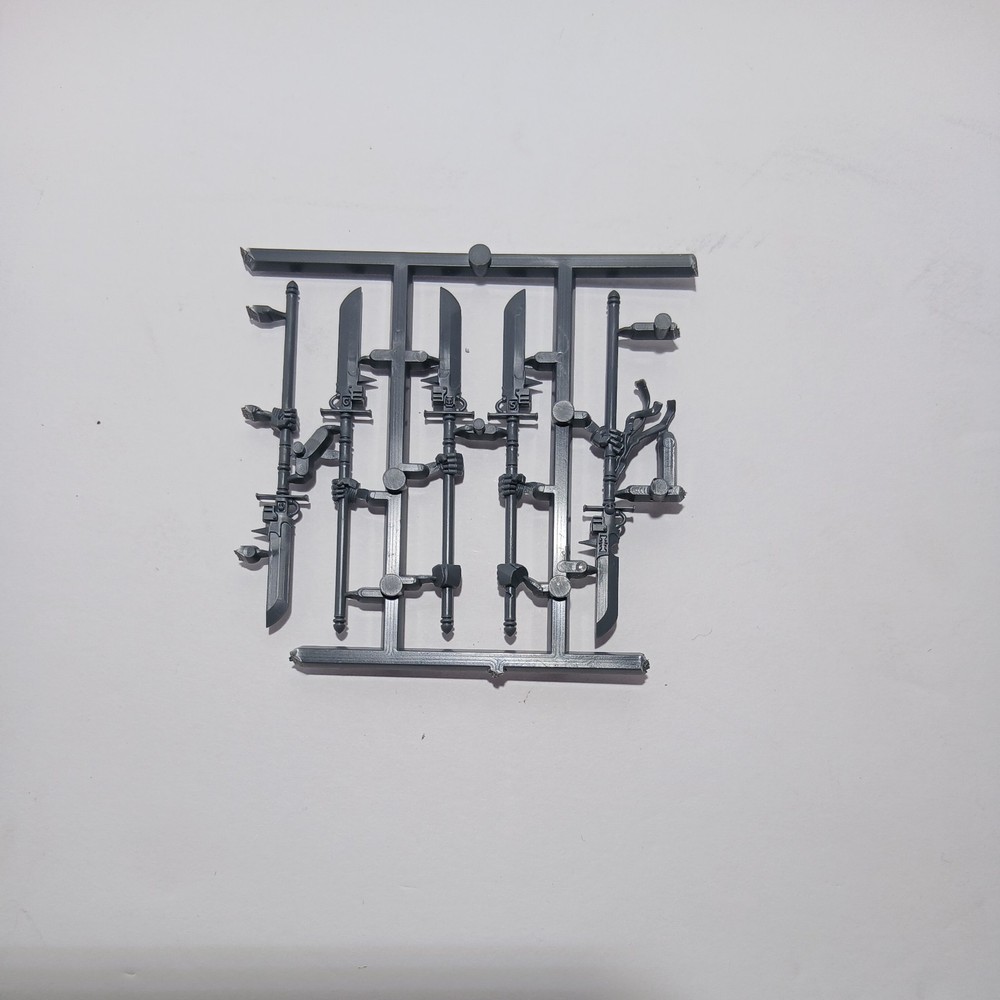 Bits 40k Grey Knight Bits Strike Squad Force Halberd glaive x5 (G14)