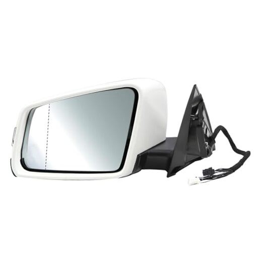 Driver Side Mirror Assembly Compatible with CLA250 CLA45 AMG 2014 Left White