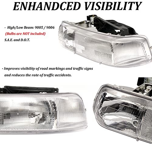 Factory Style Headlights Tail Lights Assembly Headlights Tail Lights Combo
