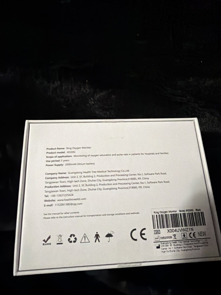 ring oxygen monitor