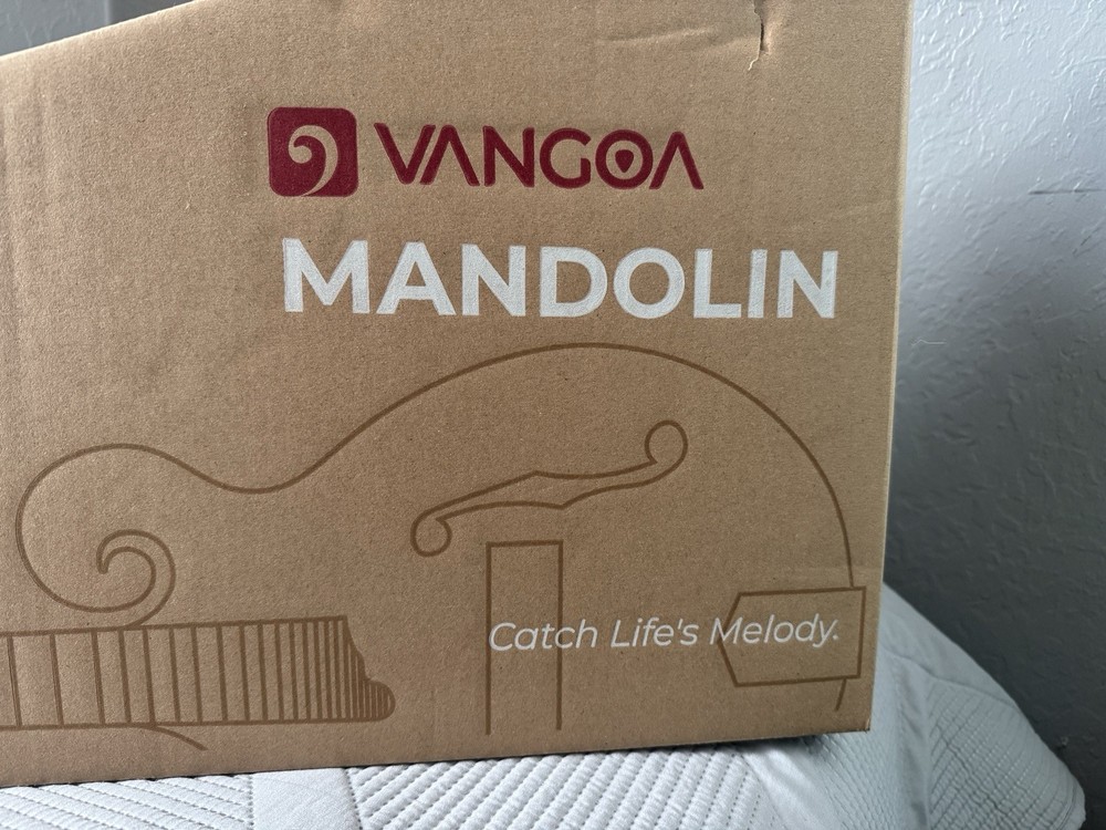 Vangoa Mandolin Instrument Bundle 8-String with Gig Bag New Complete