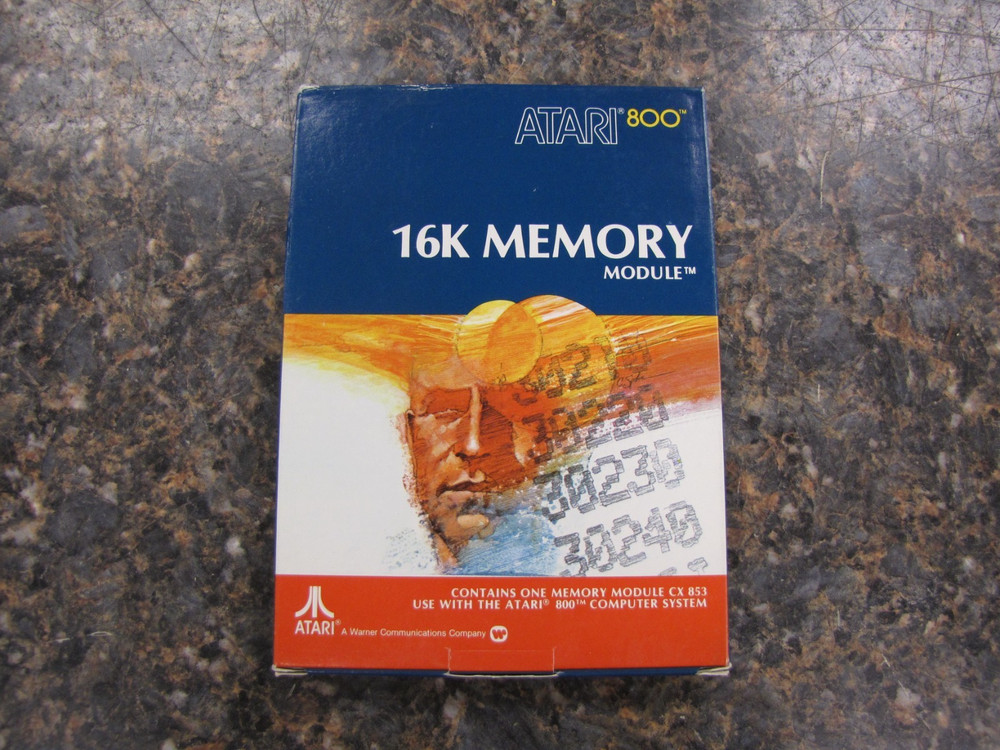 ATARI 16K MEMORY MODULE for ATARI 800 Complete in Box - EXCELLENT