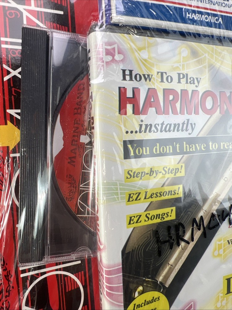 Marcos How To Play Harmonica DVD Complete Set Instruction Book & Harmonica NEW
