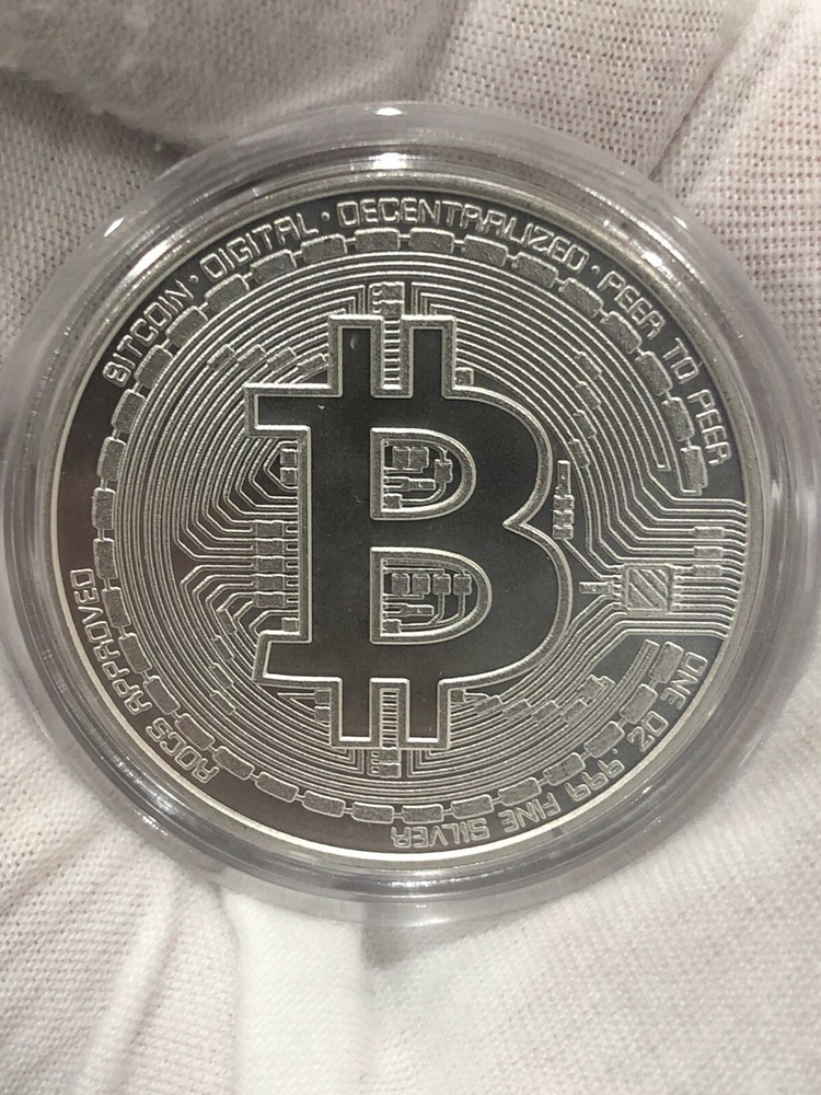 2022 Bitcoin 1 oz .999 fine Solid silver commemorative AOCS Limited Original