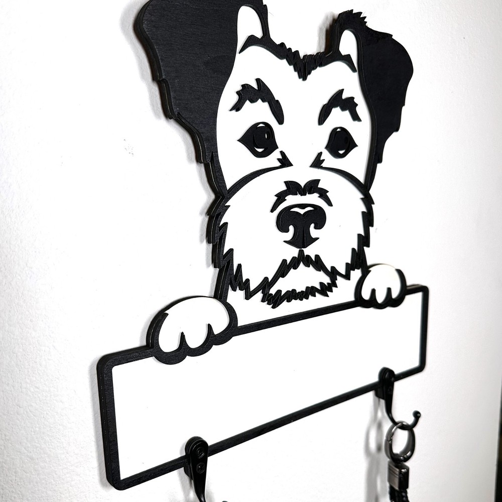 Schnazer dog leash holder