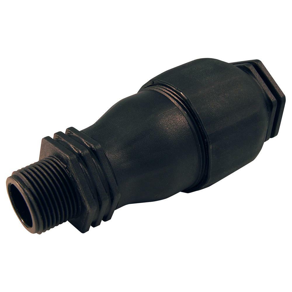 Apollo FLEXI adapter 1/2 in. Compression x 3/4 in. Dia. MPT Plastic Adapter