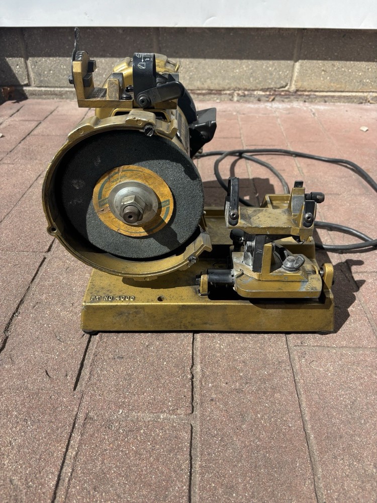 Darex Drill Sharpener 1/3HP Bench Grinder w/ Jig / MISSING HOLDER