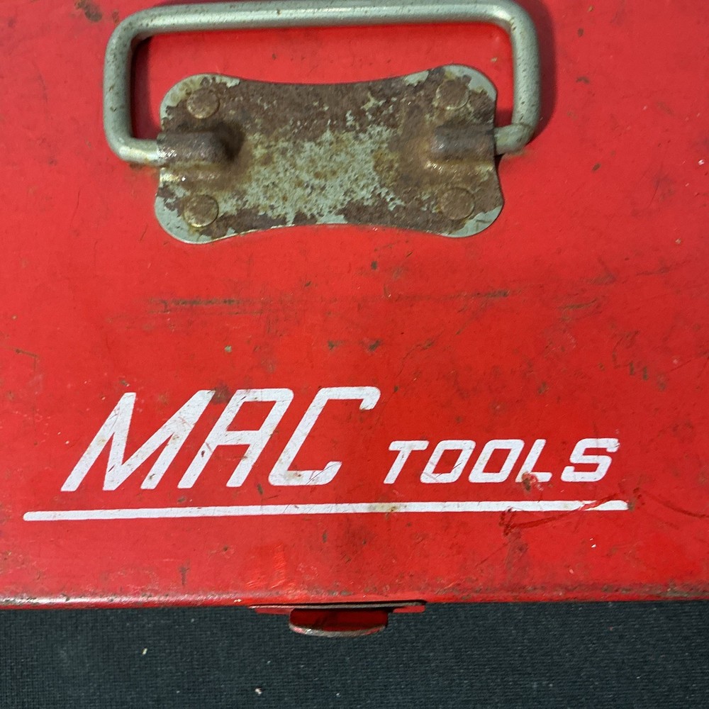 Vintage MAC TOOLS Mini Tool Box 10.5” X 7” X 2”