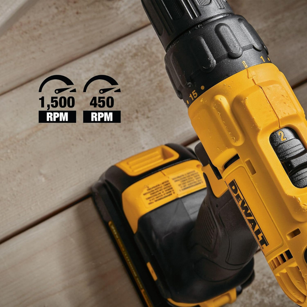 DeWALT Driver Combo Kit DCK240C2 20V Max Cordless Compact Drill / Impact Drivers