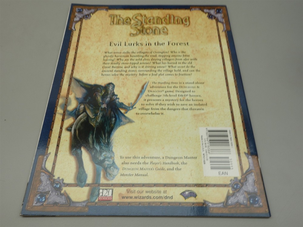 Dungeons & Dragons, D&D: The Standing Stone Adventure Module by John Ratecliff