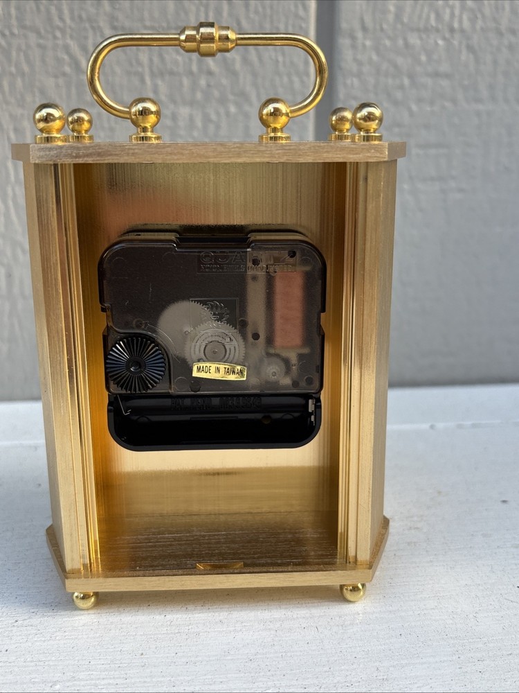 Brass Carriage Clock Honda Employee Desk Clock.