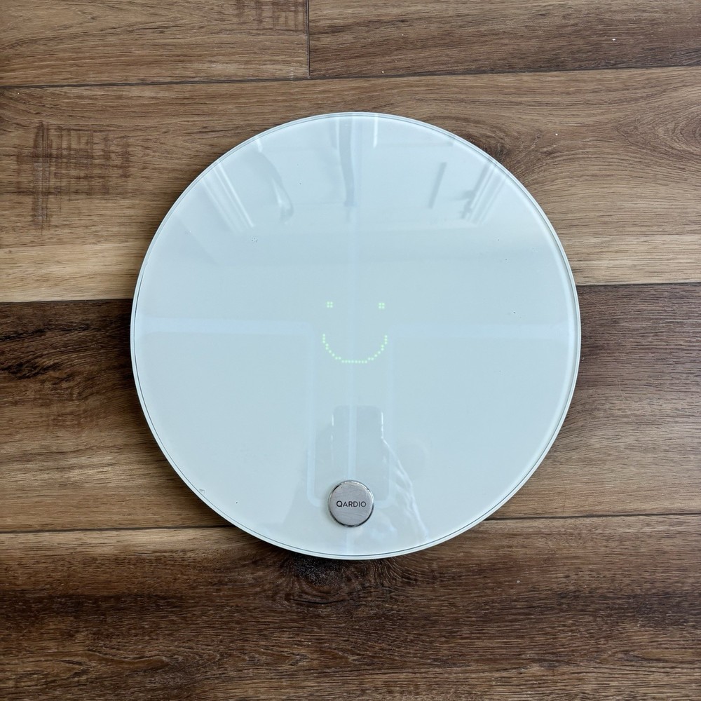 Qardio Base 2 Wireless Smart Scale Body Analyzer BMI Bluetooth White Working