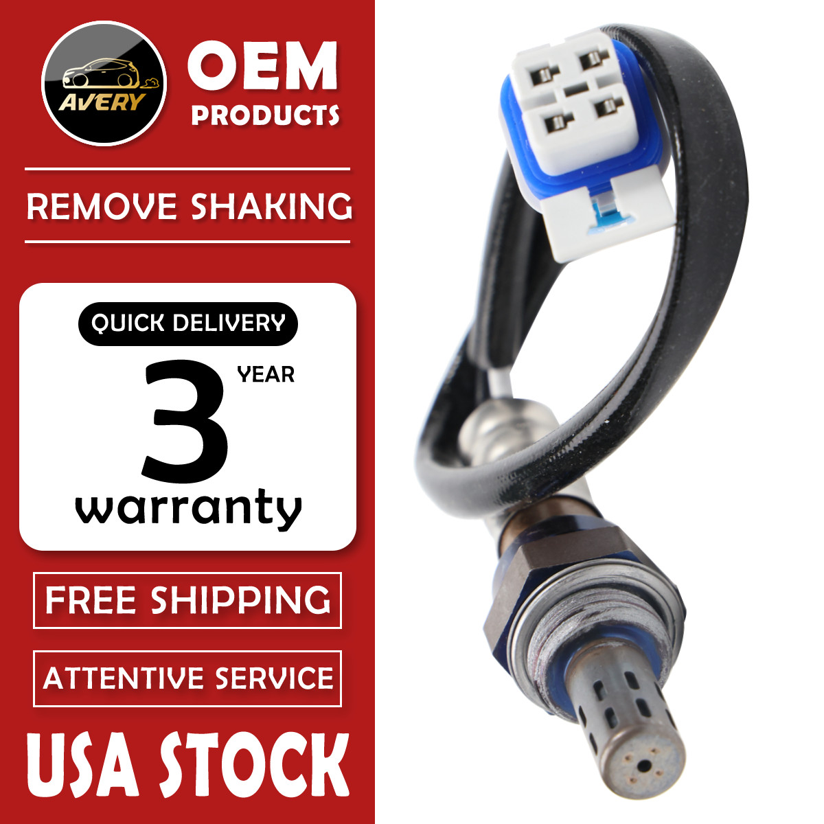 ✅ OEM Upstream + Downstream 4 Oxygen O2 Sensors For Chevy Tahoe GMC Sierra Yukon