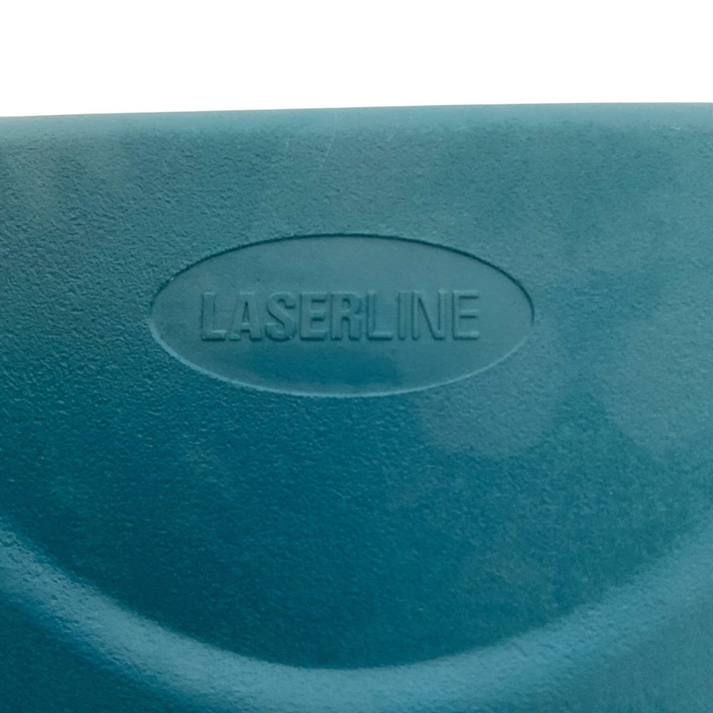 Laserline MediaZone 12 CD Storage Case With Instructions Teal & Clear Plastic