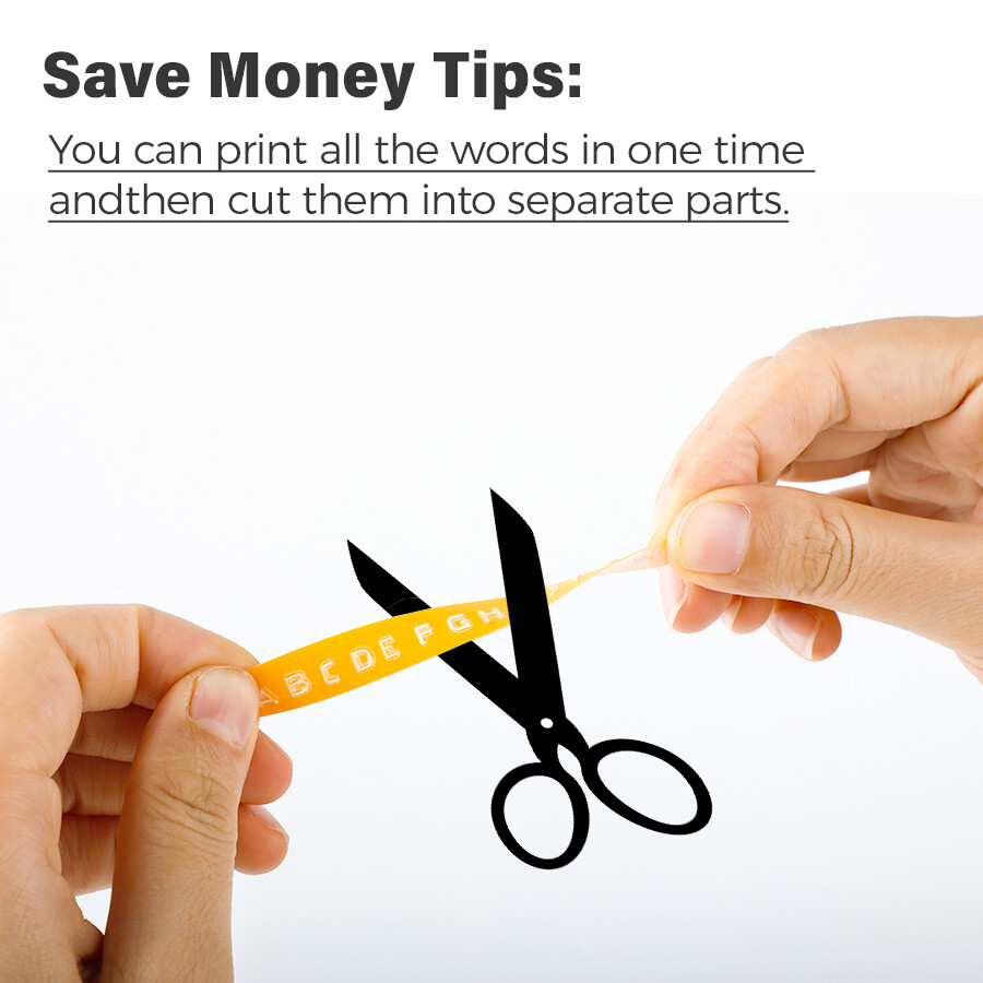 E975 Embossing Label Maker Handheld Label Maker with 6 Tape for Dymo Label Maker