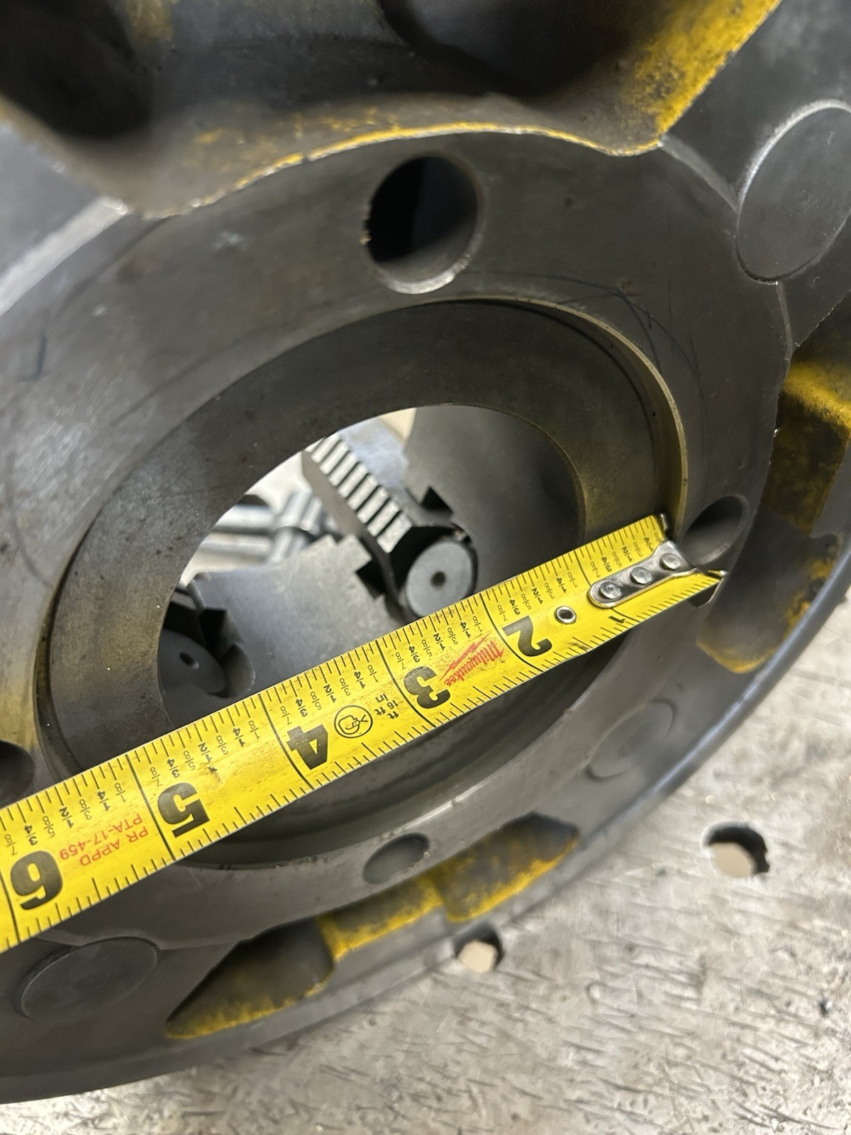 12” 4 Jaw Independent Phase II 2 Lathe Chuck Plain Back