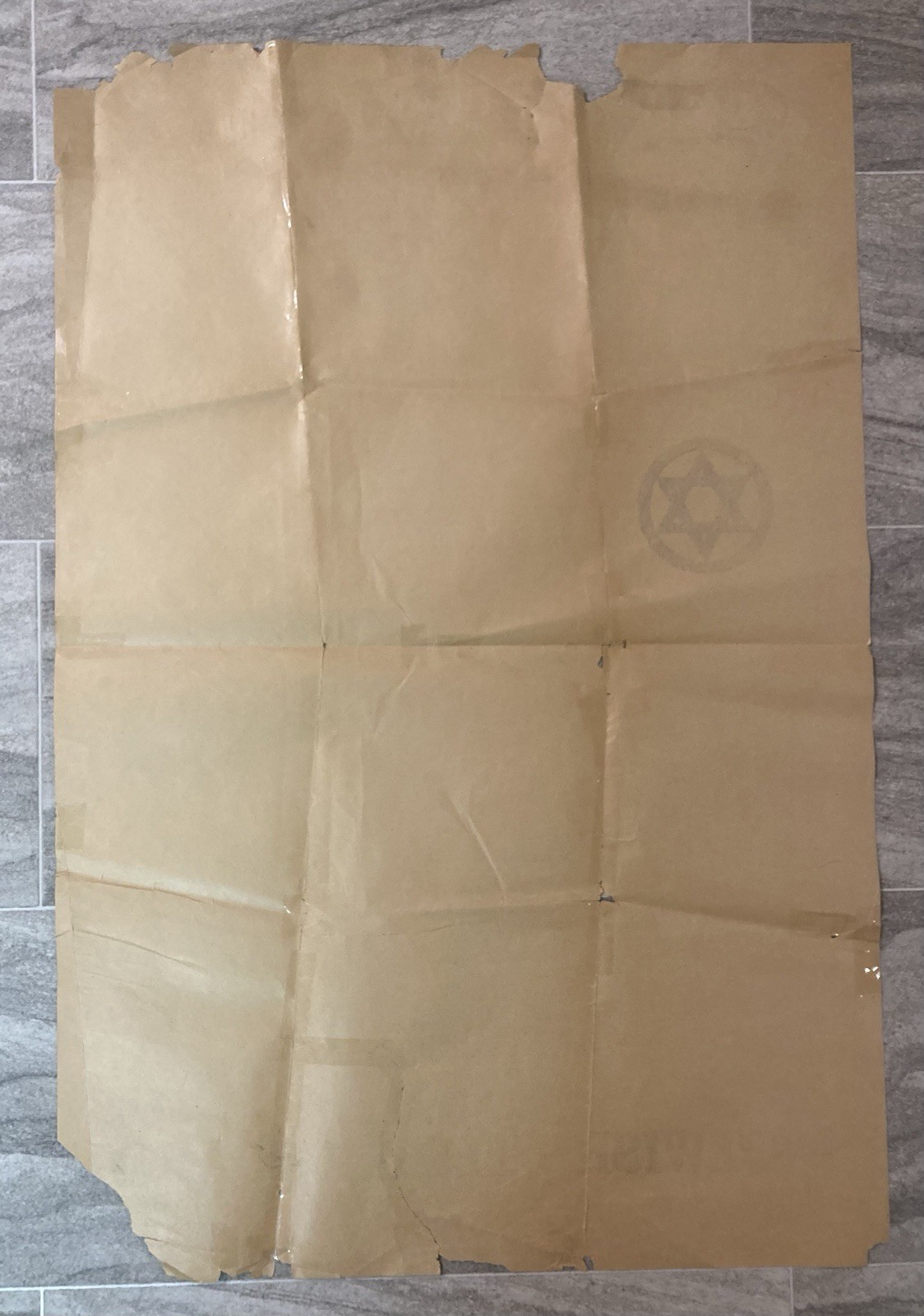 ORIGINAL 1918 WW1 UNITED STATES MILITARY POSTER CIVILIANS JEWISH WELFARE BOARD